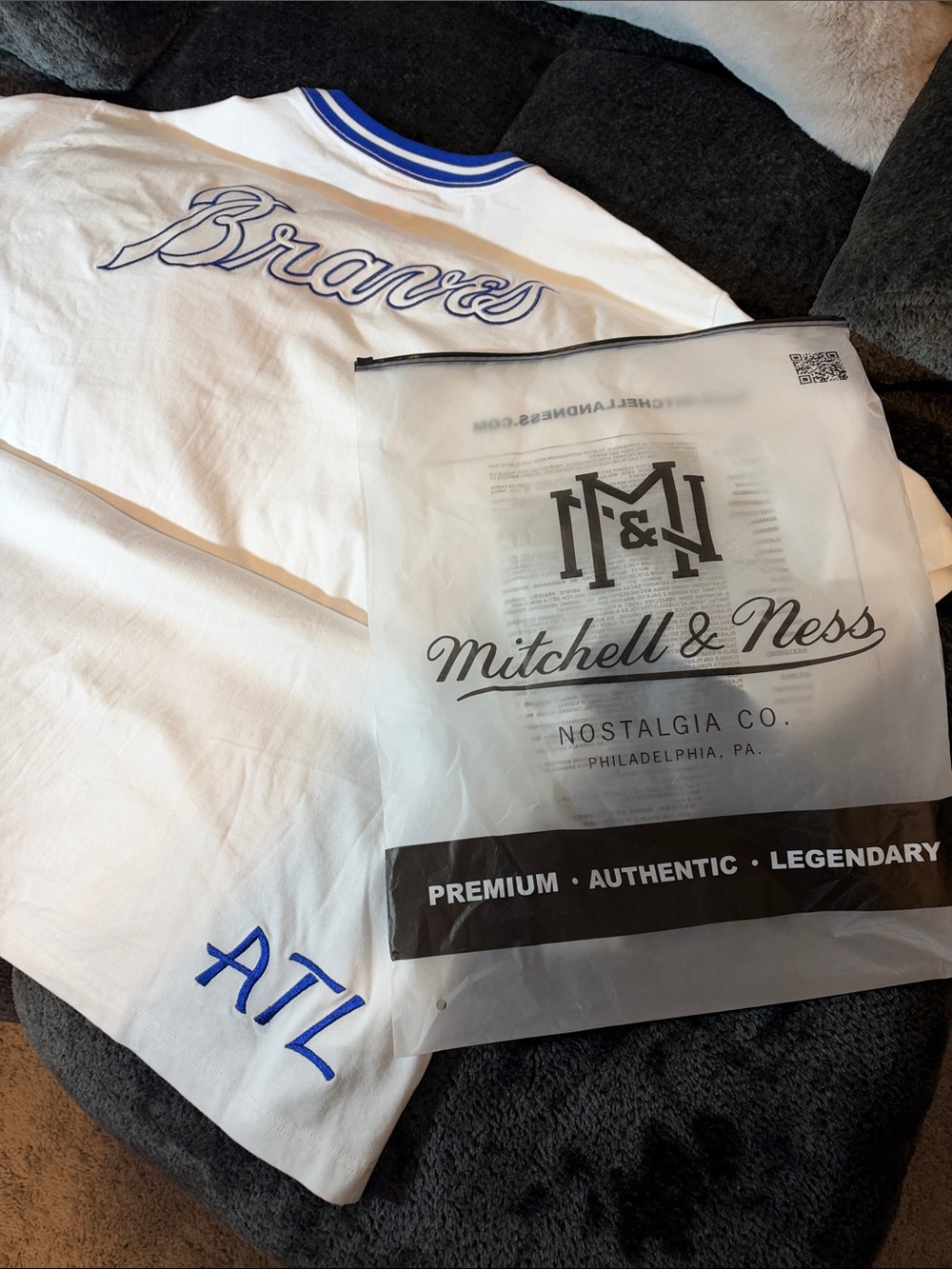 Atlanta Braves “Cooperstown” size  XXL